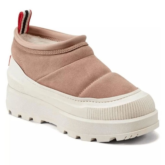 Hunter Askern New In Box Waterproof Medium Brown Platform Boots - Picture 4 of 10